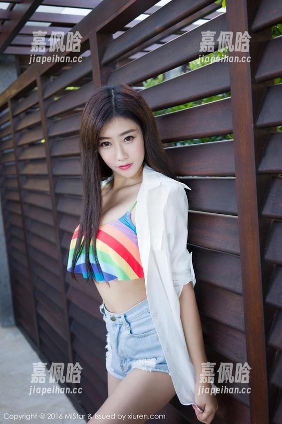 MiStar魅妍社-黄乐然 MiStar魅妍社 - 黄乐然的新玩意儿!灰丝高清写真,真是羡慕那根丝!